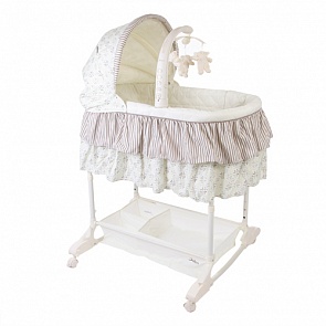 Кроватка-люлька детская Sweet Dream, mobile 3 в 1 (Jetem, 3 in 1 Bassinet Grey)
